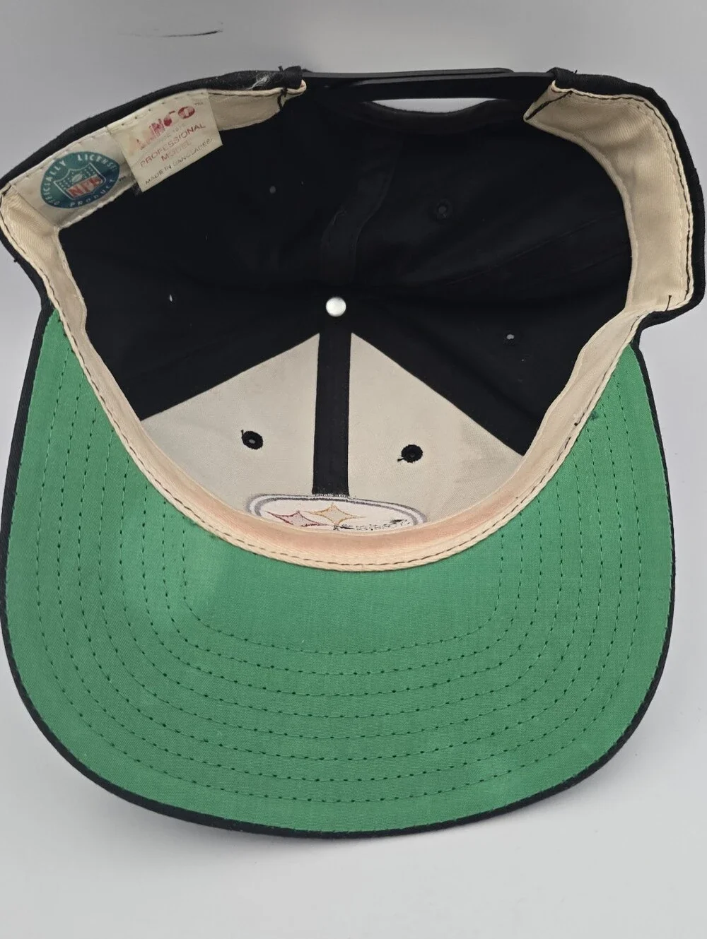 Vintage Annco Pittsburgh Steelers Black Adjustable Snapback Hat